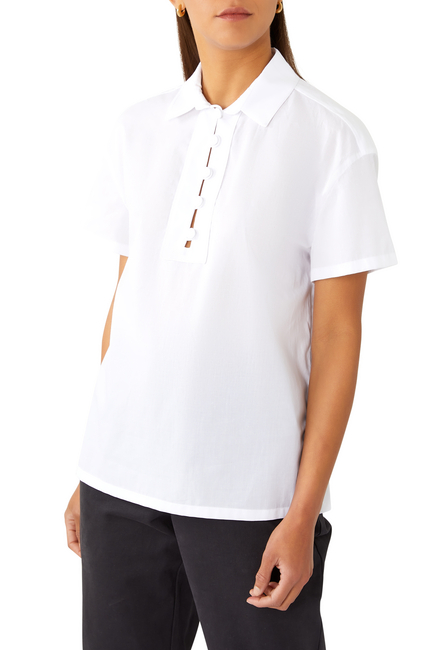 Polo Style Cotton Shirt